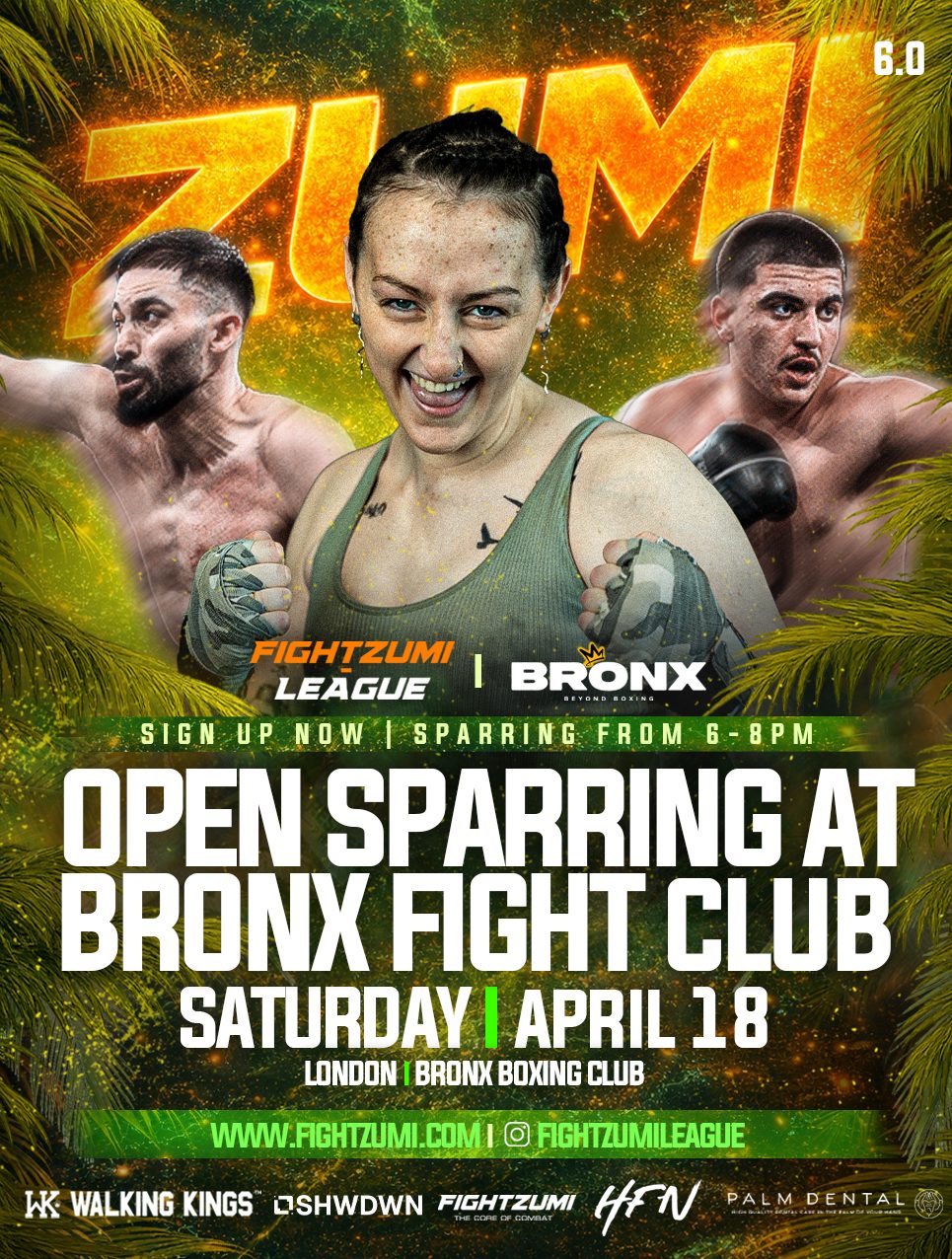Open sparring at Bronx Fight Club — Saturday April 18, London
