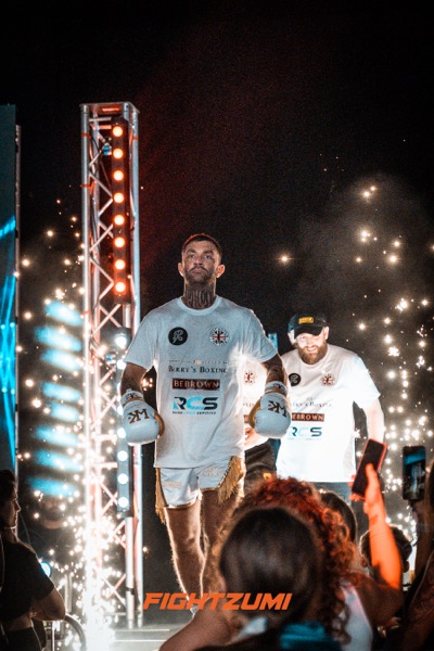 Fightzumi fight night action shot